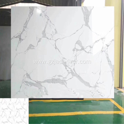 Polished Artificial Stone with Veins Slab-Nano Glass